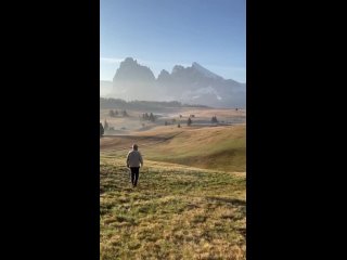 chip key morning in the alps, italy